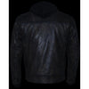 Milwaukee Leather MLM1538 Men's Distressed Brown Leather ‘Utility Pocket’ Vented Jacket with Removable Hoodie