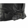 Milwaukee Leather MLM1570 Men’s Black Premium Naked Cowhide Leather Utility Pocket Motorcycle Jacket