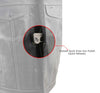 Milwaukee Leather MLM3508 Old Glory Laced Arm Holes Black Motorcycle Leather Vest for Men