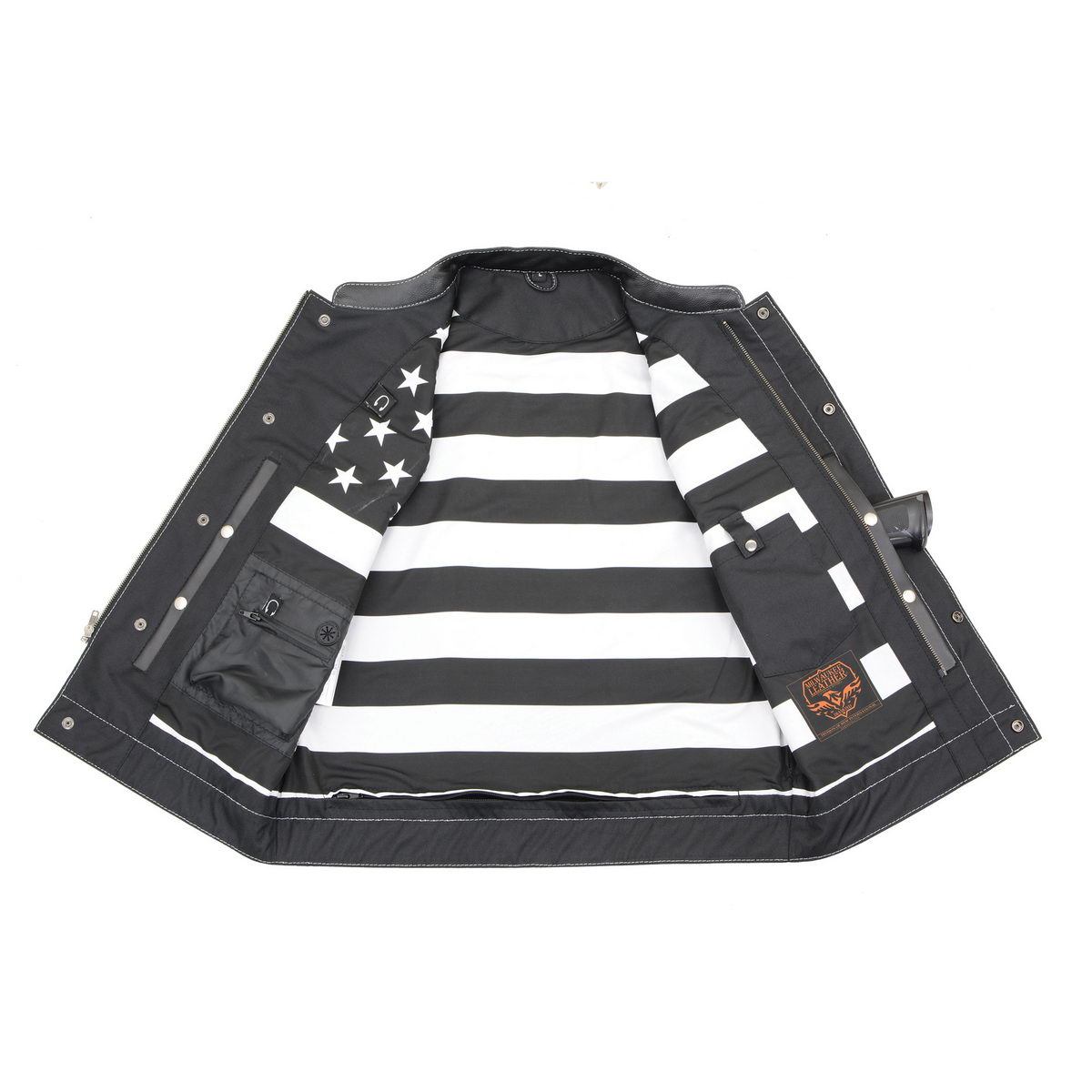 Urban Code - Gilet in vera pelle nera Urban Code - Gilet in vera pelle nera
