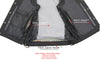 Milwaukee Leather MLM3521 Men's Distressed Gray Side Lace Motorcycle Leather Vest
