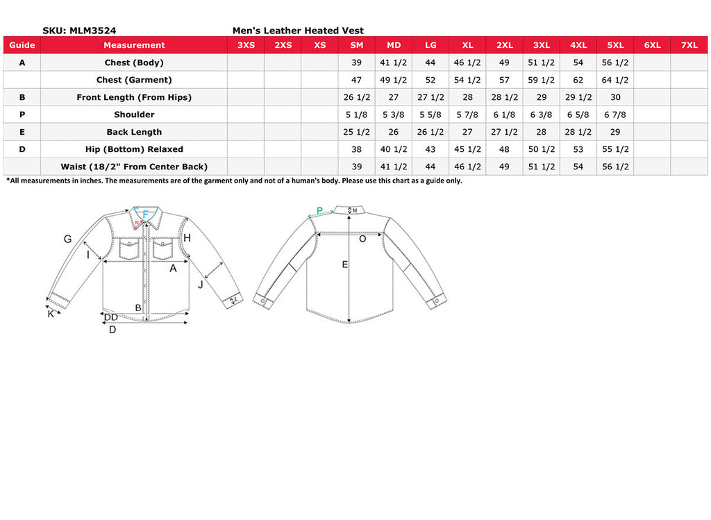 Milwaukee Leather MLM3524SET Men's All Season Black Premium Leather Motorcycle vest w/ Heated and Cool-Tec Technology