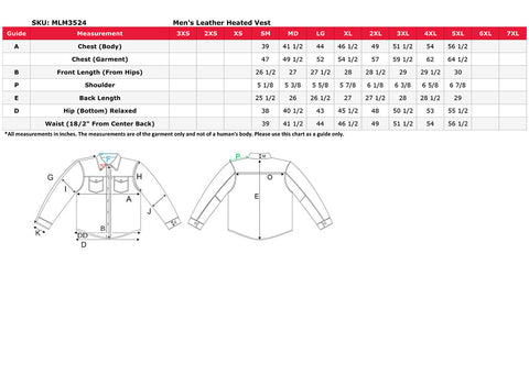 Milwaukee Leather MLM3524SET Men's All Season Black Premium Leather Motorcycle vest w/ Heated and Cool-Tec Technology