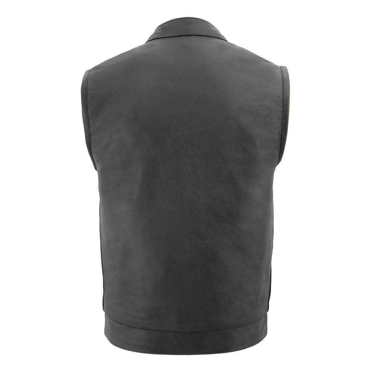 Milwaukee Leather MLM3524SET Men's Black Leather Club Vest with Heated and Cool Tec® Technology
