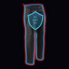 Milwaukee Leather Chaps for Men's Black Cool-Tec Naked Leather - 2 Zipped Thigh Pockets Motorcycle Chap - MLM5502