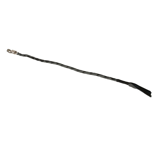 Milwaukee Leather MP7900 Black and Grey 'Get Back' Motorcycle Whip