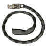 Milwaukee Leather MP7900 Black and Grey 'Get Back' Motorcycle Whip