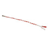 Milwaukee Leather MP7900 White and Red Get Back Motorcycle Whip