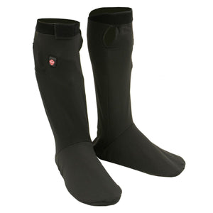 Milwaukee Leather MP7905 Men's Black 'Heated' Sock Liners with Top and Bottom Heating Elements (Battery Pack Included)
