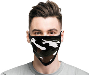 Milwaukee MP7924FM 'Camouflage Brown' 100 % Cotton Protective Face Maskwith Optional Filter Pocket