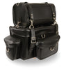 Milwaukee Performance MP8100 Black PVC 2-Piece Touring Pack Sissy Bar Bag