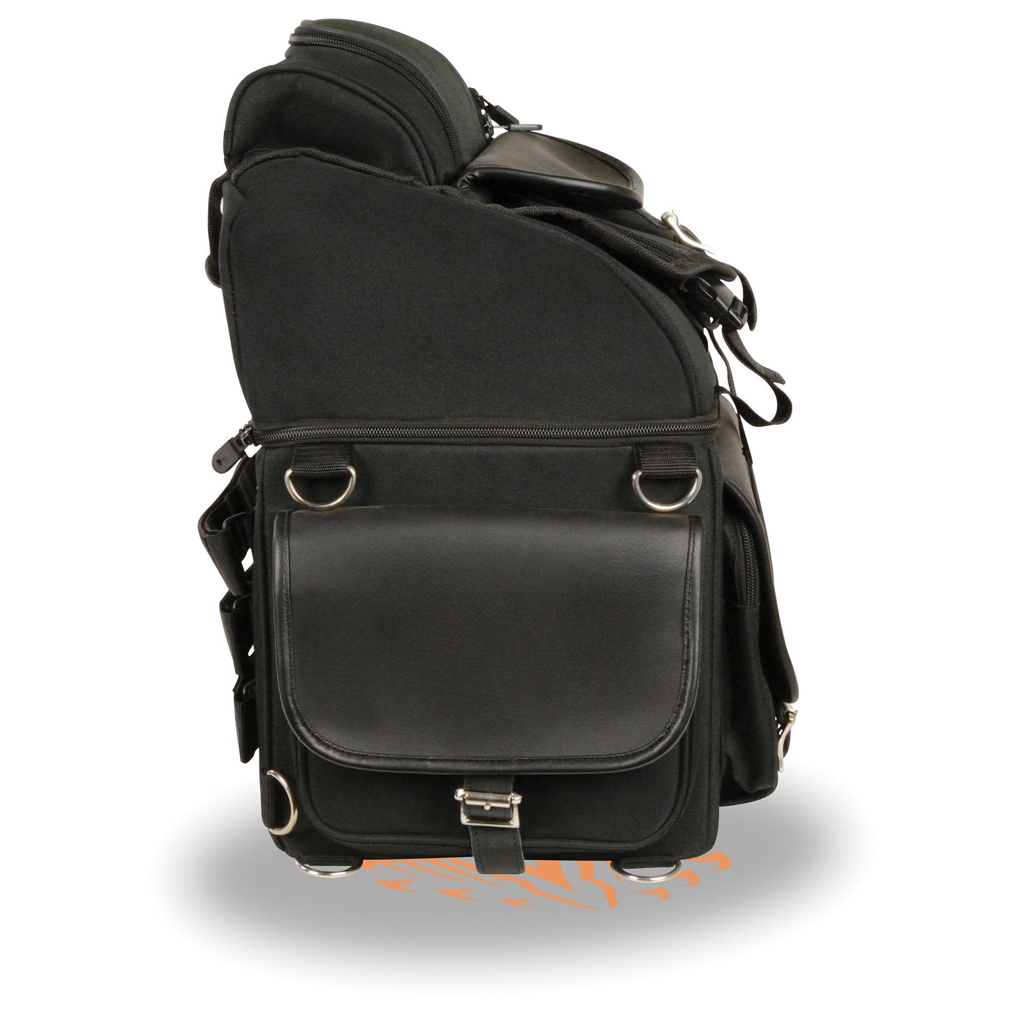 Milwaukee Performance MP8155 Back Textile '5 Pocket' Seat Sissy Bar Bag