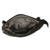Milwaukee Leather MP8820 Ladies Black Zipper Closure Belt or Shoulder Bag