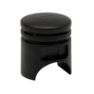 Hot Leathers MPA1209 Black Piston Valve Caps
