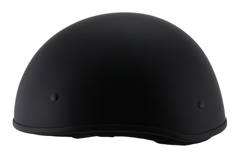 Milwaukee Performance Helmets MPH9710DOT 'Bare Bones' Matte Black Half Helmet