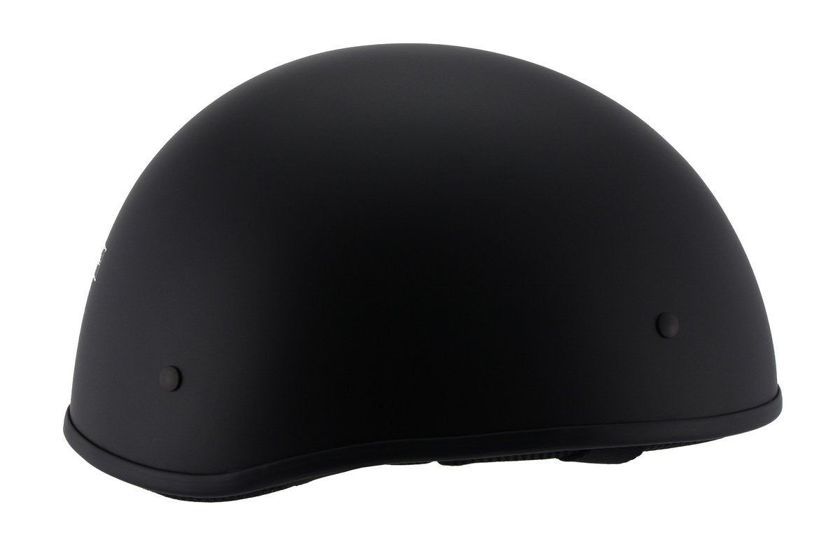 Milwaukee Performance Helmets MPH9710DOT 'Bare Bones' Matte Black Half Helmet