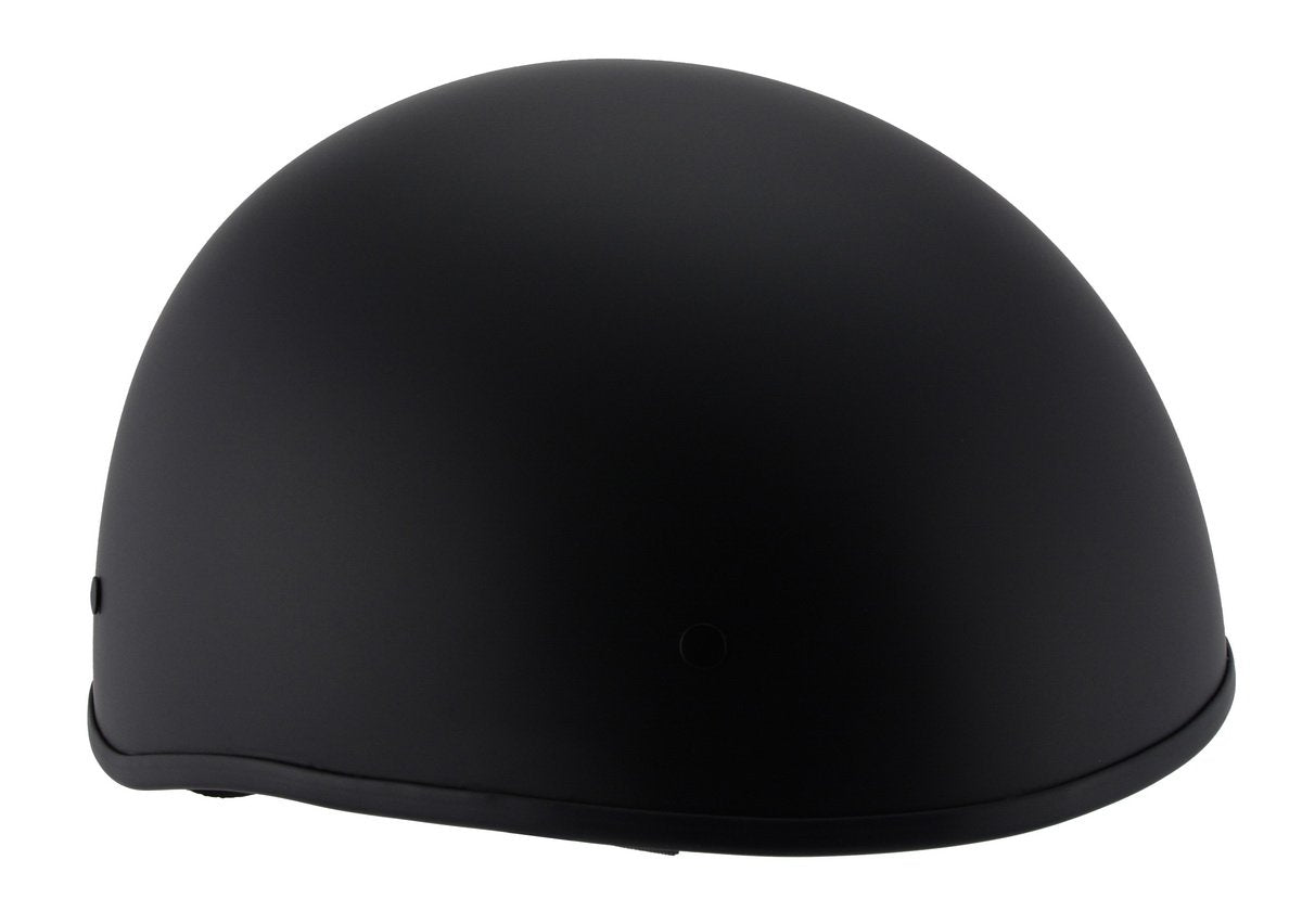 Milwaukee Performance Helmets MPH9710DOT 'Bare Bones' Matte Black Half Helmet