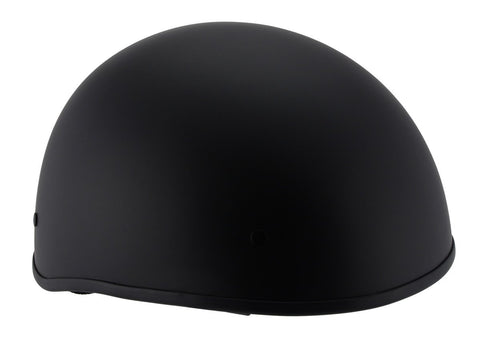 Milwaukee Performance Helmets MPH9710DOT 'Bare Bones' Matte Black Half Helmet