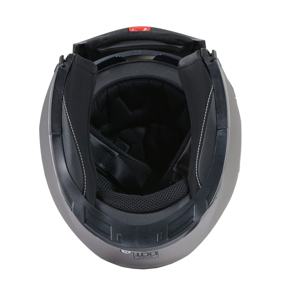 Milwaukee Helmets MPH9808DOT Ionized Silver Advanced