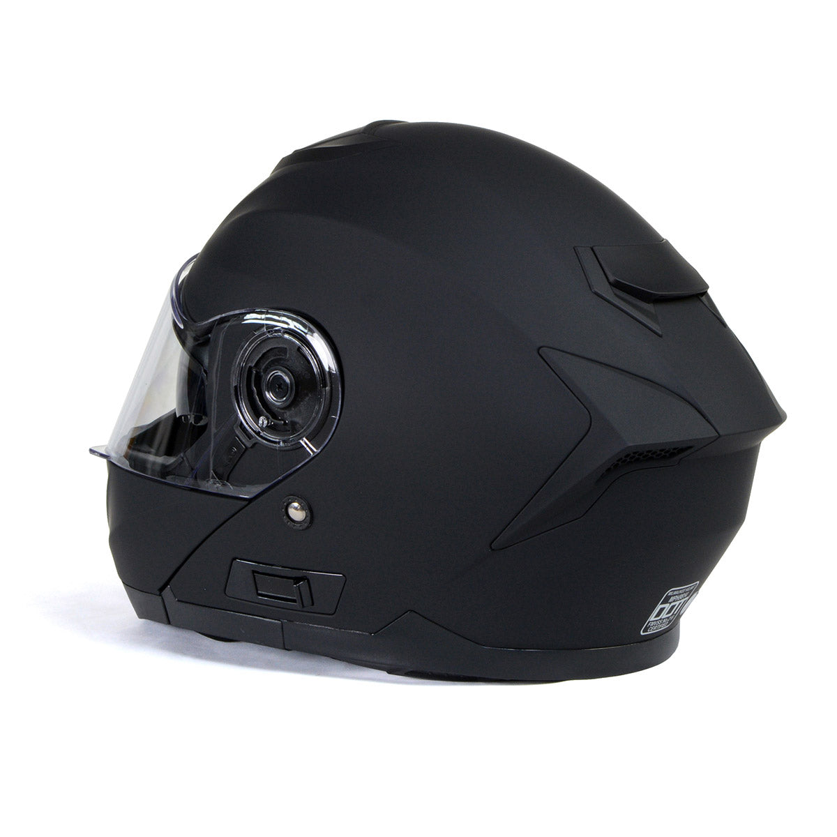 Milwaukee Helmets MPH9814DOT 'Breeze' Flat Black Modular Helmet for Men and Women Biker w/ MP7922FMSET Heated Balaclava Bundle