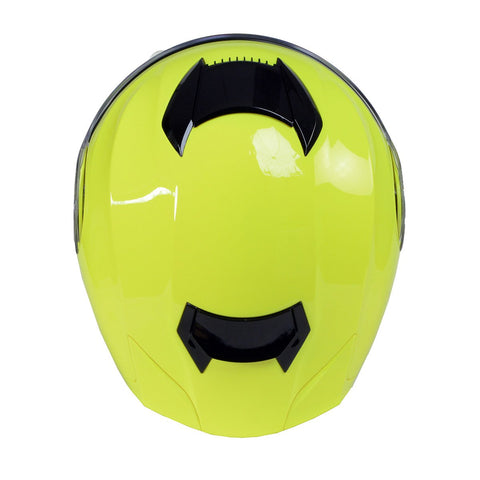 Milwaukee Helmets MPH9819DOT Breeze Green Advanced Motorcycle Modular Helmet Biker w/ Drop Down Visor