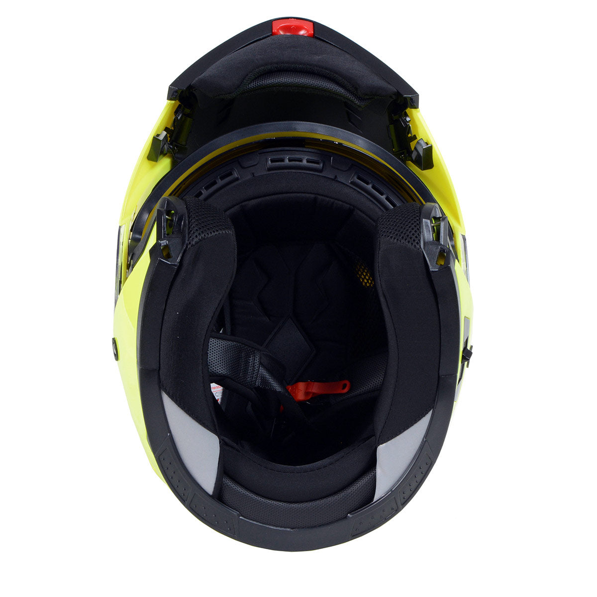 Milwaukee Helmets MPH9819DOT 'Breeze' Green Advanced Motorcycle Modular Helmet for Men and Women Biker w/ Drop Down Visor