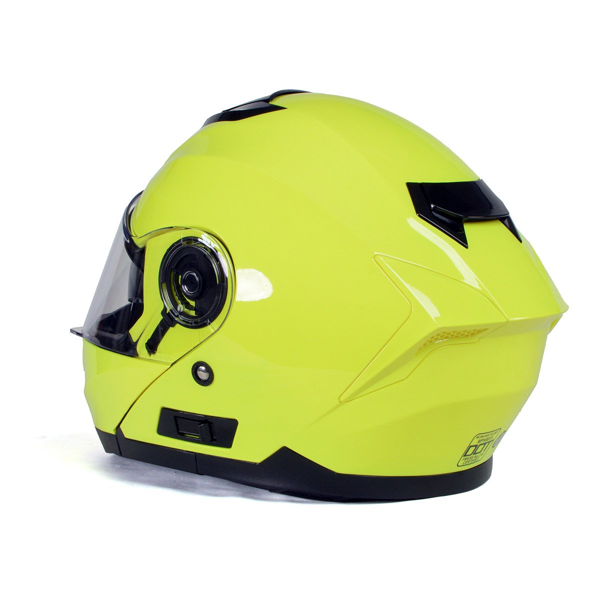 Milwaukee Helmets MPH9819DOT 'Breeze' Green Advanced Motorcycle Modular Helmet for Men and Women Biker w/ Drop Down Visor