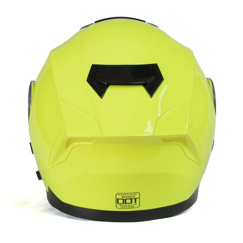 Milwaukee Helmets MPH9819DOT Breeze Green Advanced Motorcycle Modular Helmet Biker w/ Drop Down Visor