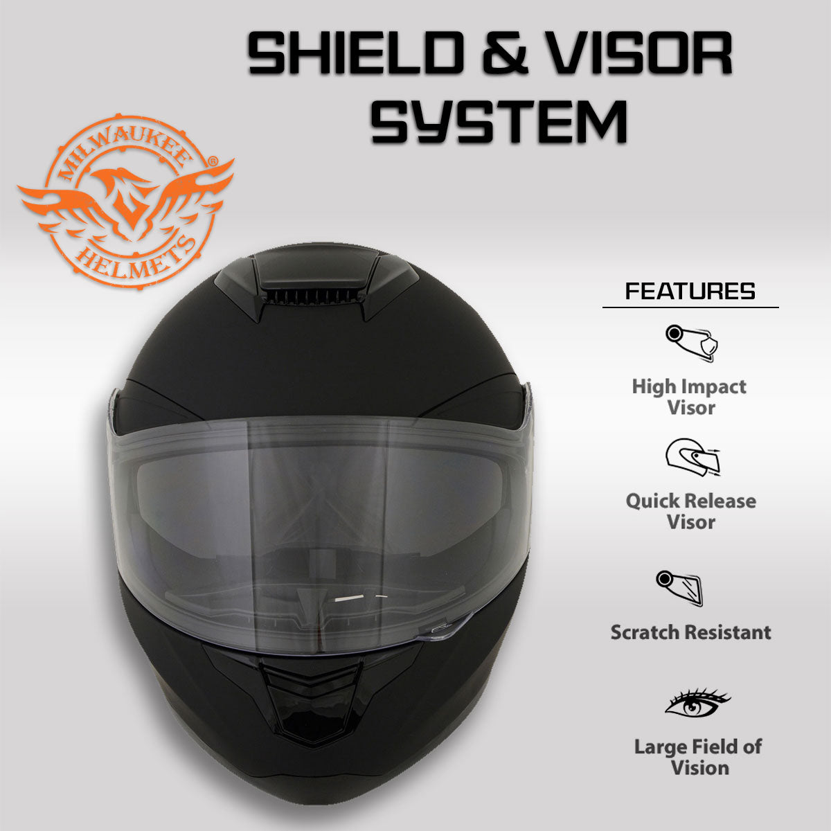Motorcycle Helmet With Drop Down Visor MT Thunder SV Spoiler Nova
