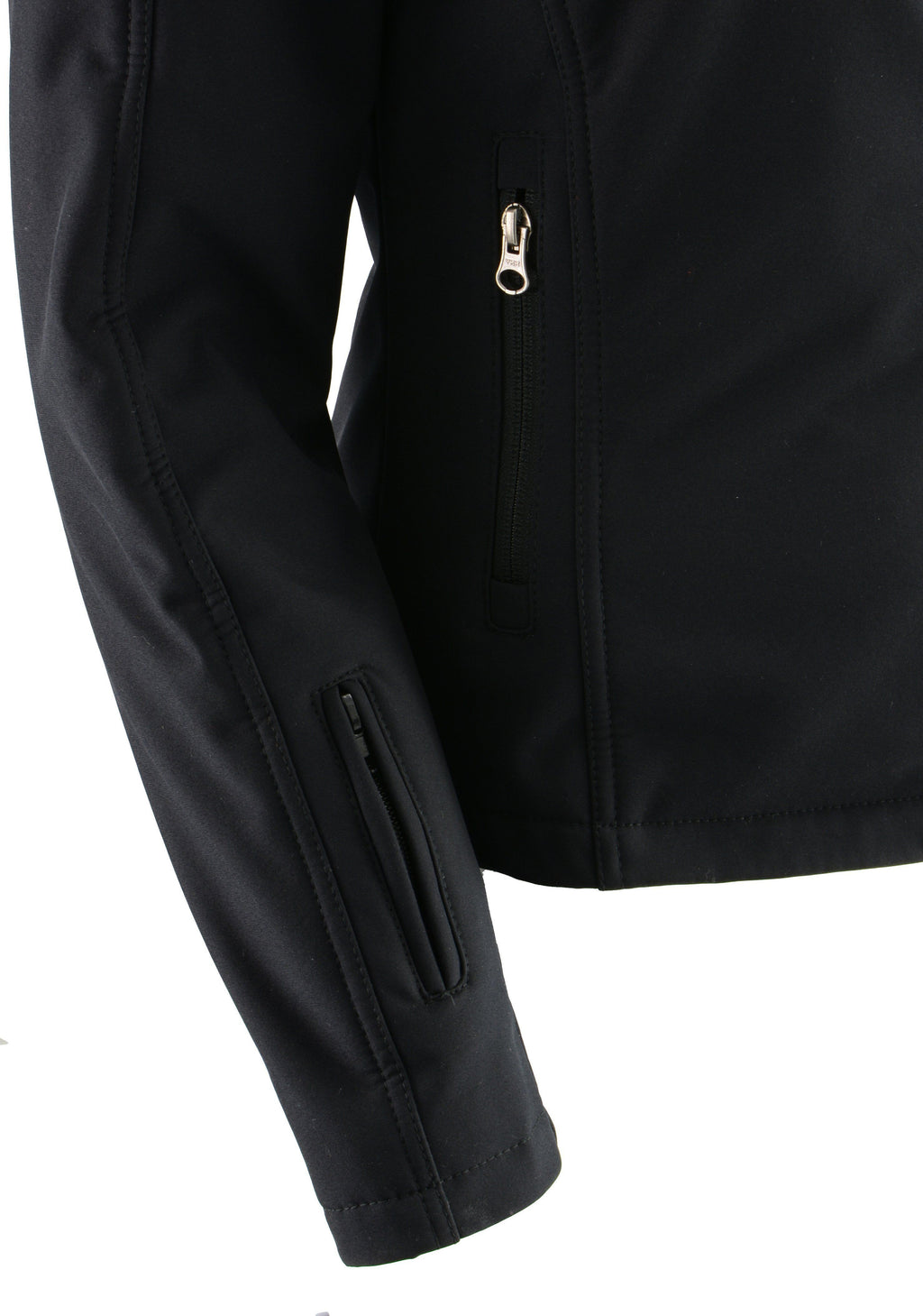 Milwaukee Leather MPL2760SET Women's Black Soft Shell Jacket with Heating Element and Included Battery Pack