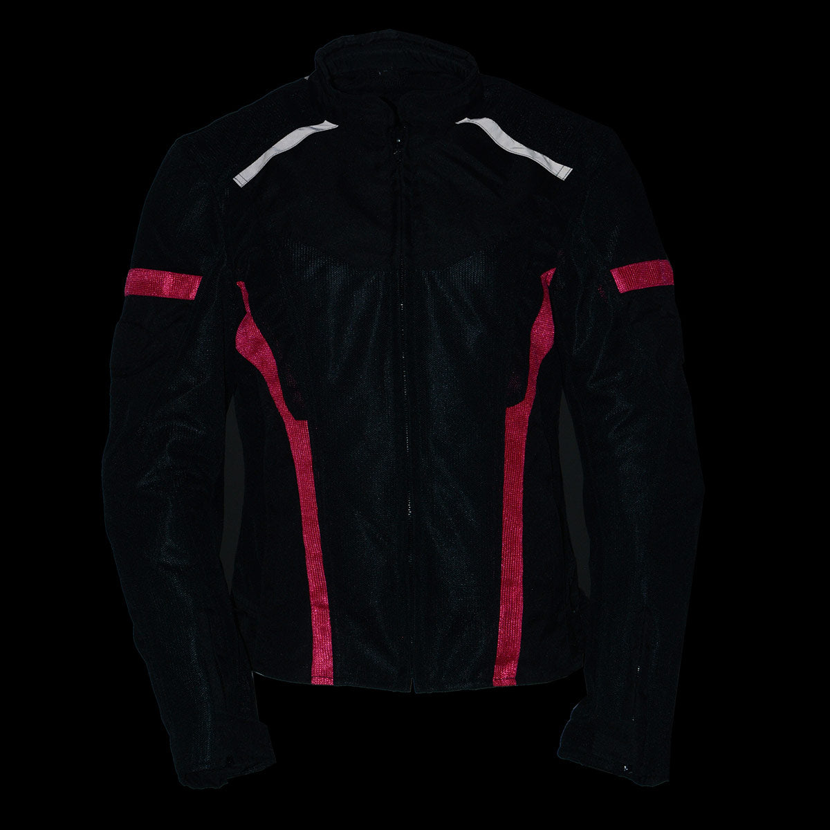 Milwaukee Leather MPL2794 Black and Pink Mesh/Textile