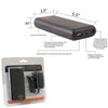NexGen Heat MPM1717DUAL Men's Black 'Heated' Zipper Hoodie w/Trademark Dual Technology 7.4v/12v (Battery Pack Included)