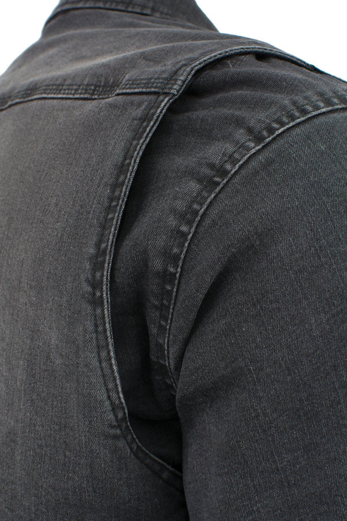Milwaukee Performance MPM1620 Men's Armored Denim Biker Shirt with Aramid® by DuPont™ Fibers