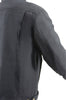 Milwaukee Leather MPM1623 Men's Black Armored Biker Shirt with Reinforced Fibers