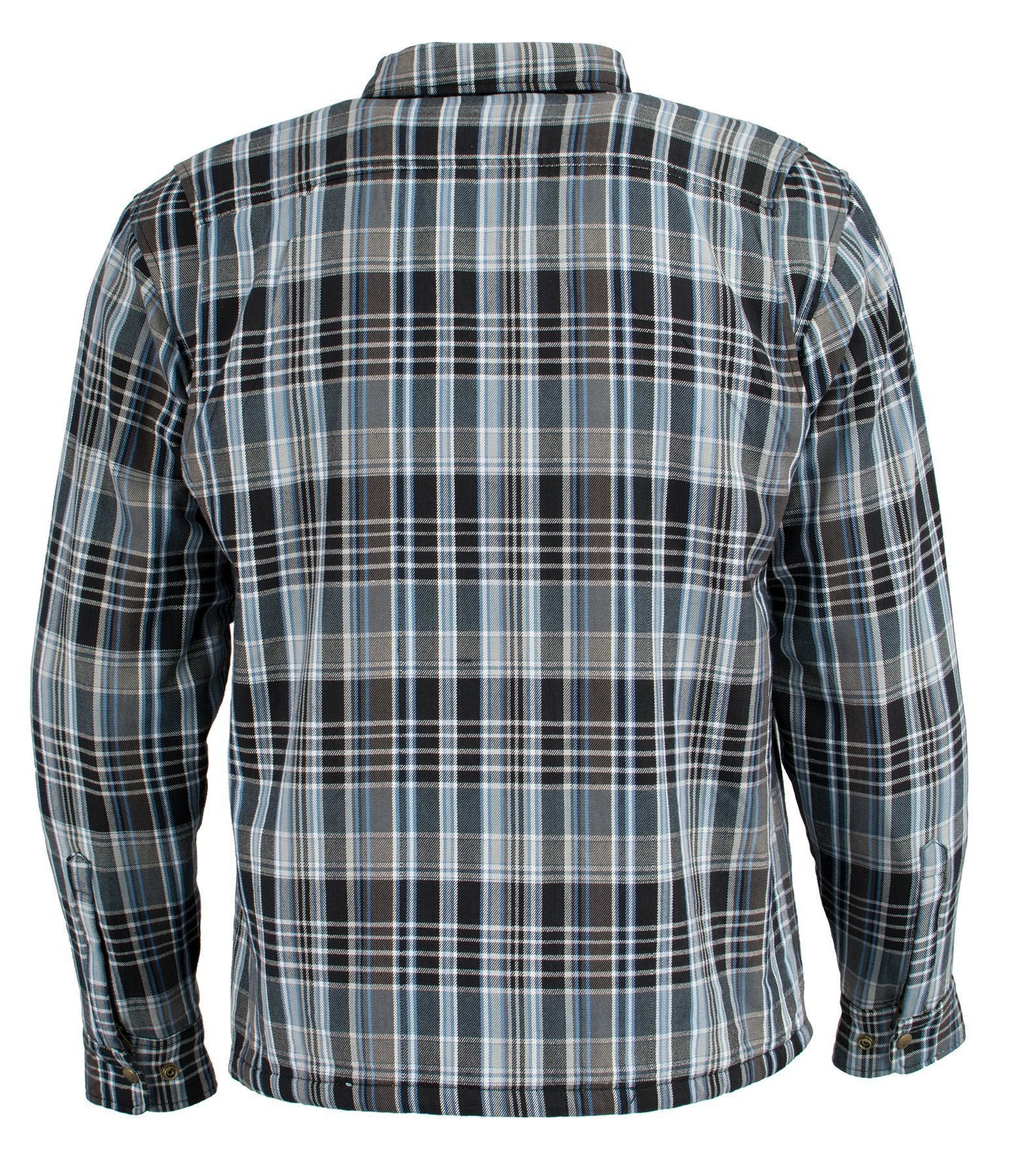 Milwaukee Performance MPM1636 Men's Armored Flannel Biker Jacket with Aramid® by DuPont™ Fibers