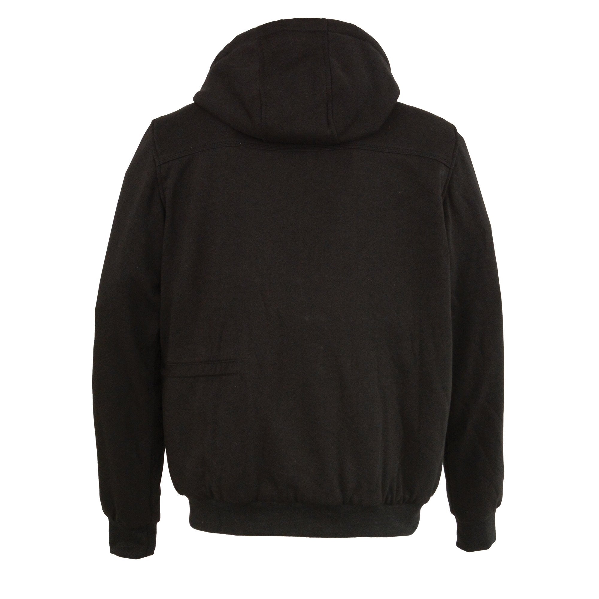 Milwaukee Leather MPM1713SET Men's Black 'Heated' Zipper Front Hoodie (Battery Pack Included)