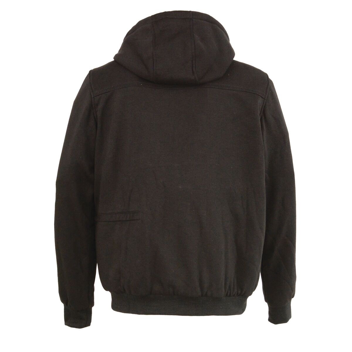 Milwaukee Leather MPM1717DUAL Men's Black 'Heated' Zipper Hoodie Hoodie with Glove Connection (Battery Pack Included) - Milwaukee Leather Mens Heated Hoodies