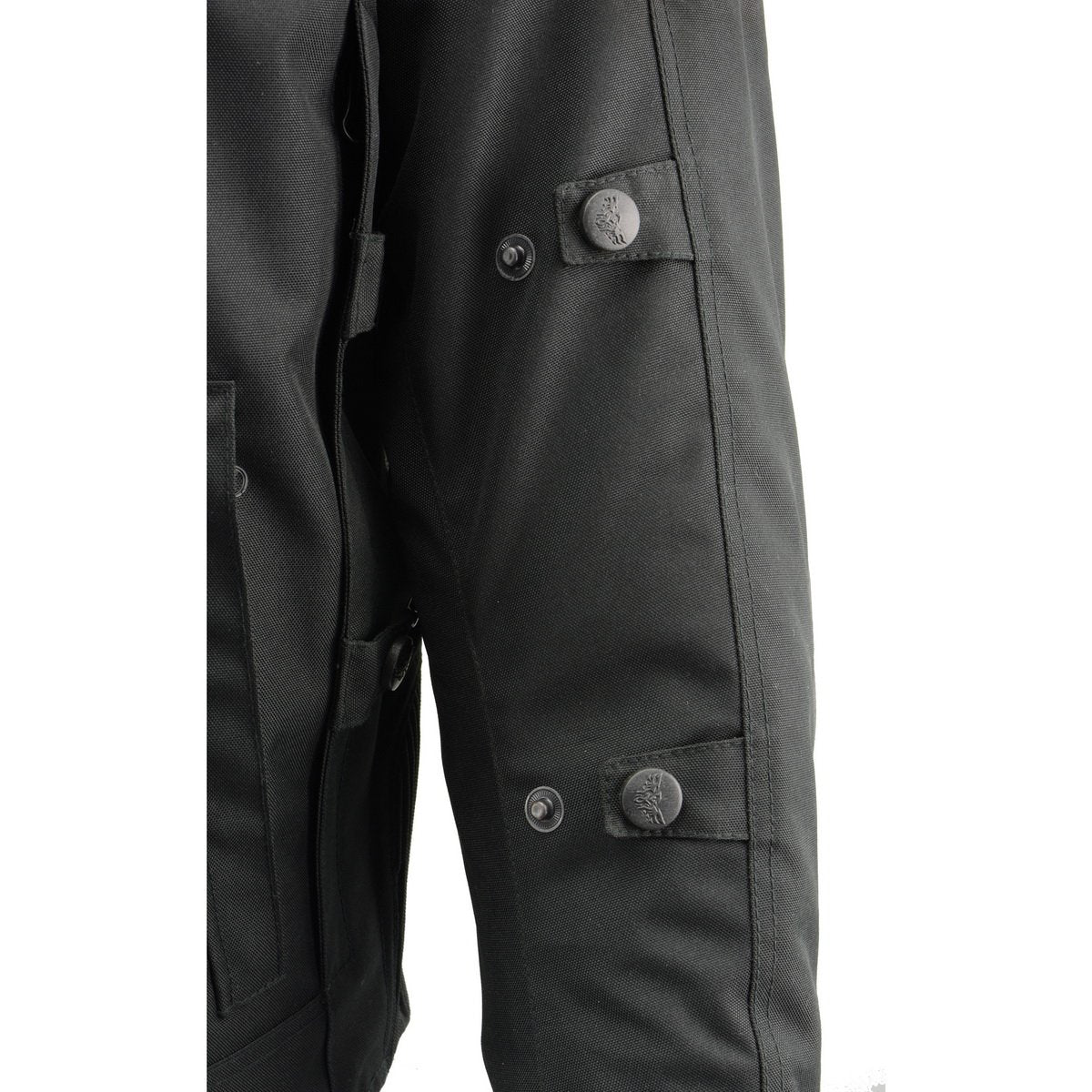 Milwaukee Leather MPM1751 Men's 'Burnt Orange' Leather and Textile Armored Jacket