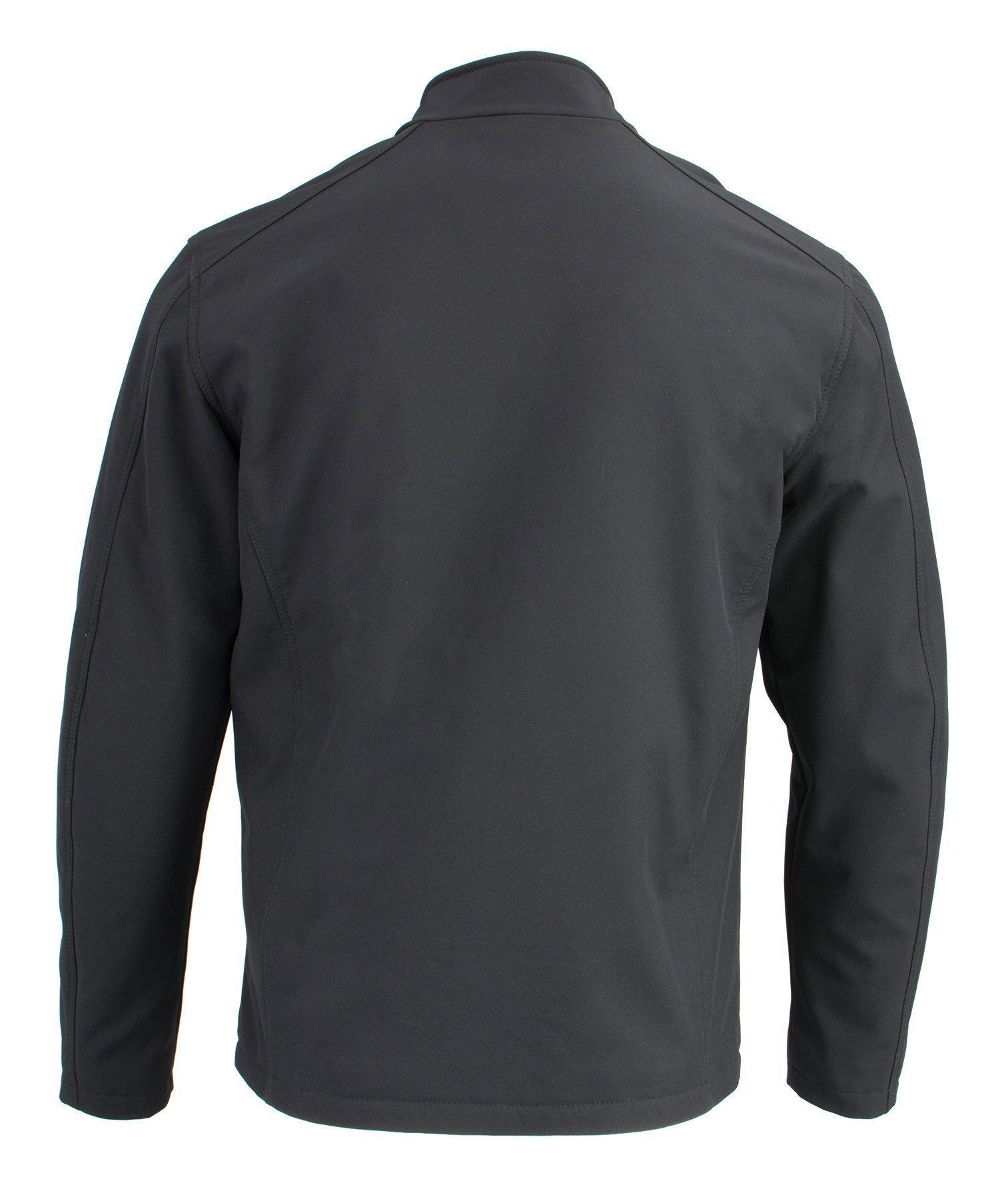Milwaukee Leather MPM1762SET Men's Black 'Heated' Collarless Soft Shell Jacket (Battery Pack Included)