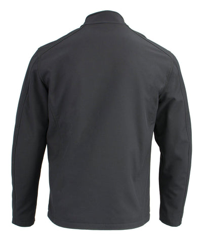 Milwaukee Leather MPM1762SET Men's Black 'Heated' Collarless Soft Shell Jacket (Battery Pack Included)