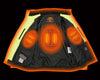 Milwaukee Leather MPM1773SET Men's High Viz Neon Green Textile Jacket with Heating Elements (Included Battery Pack)