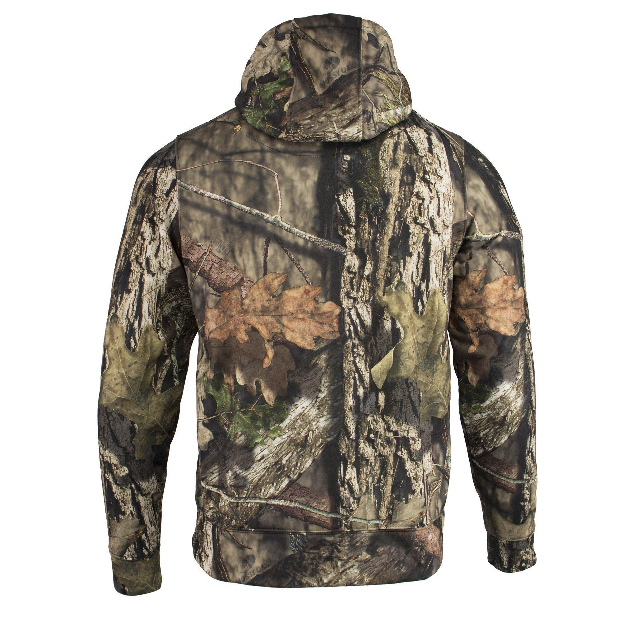 Milwaukee Leather MPM1776SET Men's Mossy Oak Camo 'Heated' Zipper Hoodie (Battery Pack Included) - Milwaukee Leather Mens Heated Hoodies