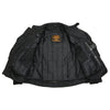 Milwaukee Leather MPM1792 Black Armored Textile Motorcycle Jacket for Men - All Season Biker Jacket w/ Removable Liner