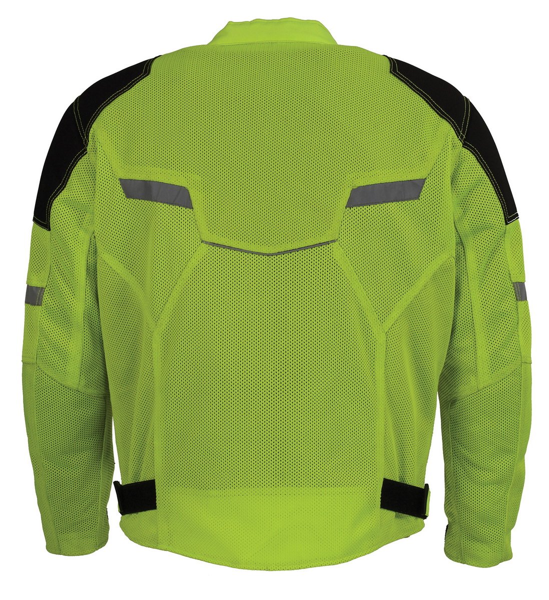 Milwaukee Leather MPM1792 Men's High Vis Armored Textile Jacket with Dual Gun Pockets - Milwaukee Leather Mens Textile Jackets