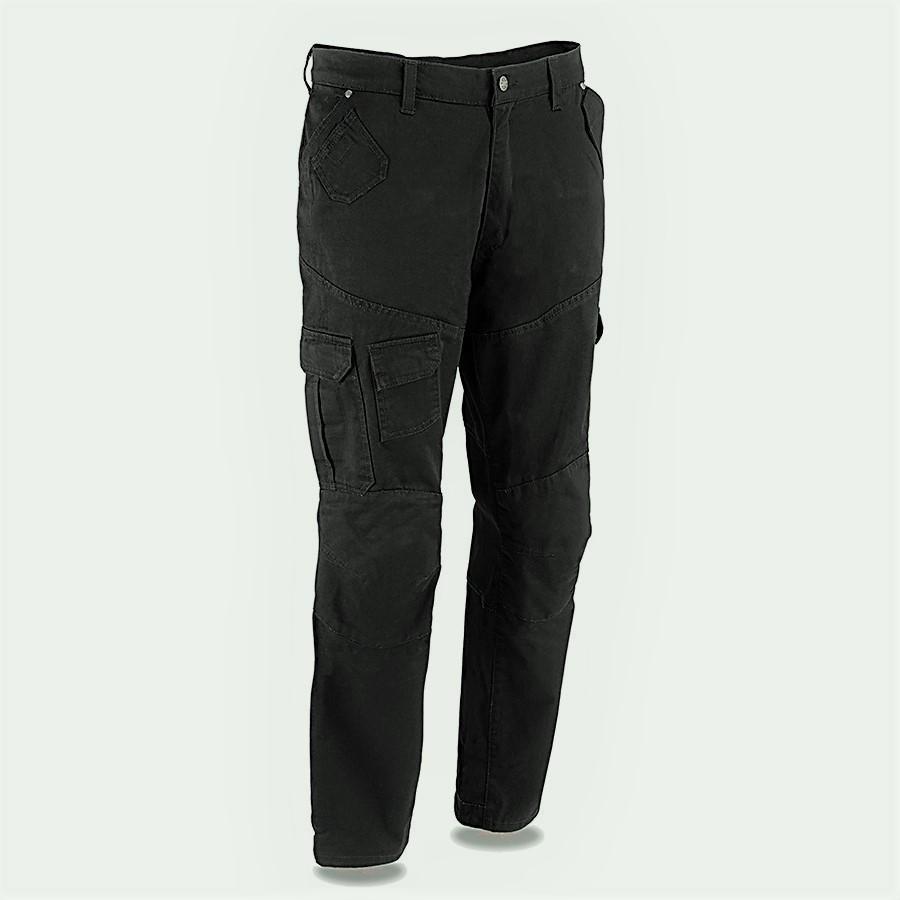 Milwaukee Leather MPM5591 Men's Armored Black Cargo Jeans Reinforced with Aramid by DuPont Fibers - Milwaukee Leather Mens Denim Pants