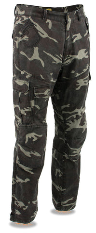Milwaukee Leather MPM5592 Men's Armored Camo Cargo Jeans Reinforced with Aramid By Dupont Fibers - Milwaukee Leather Mens Denim Pants