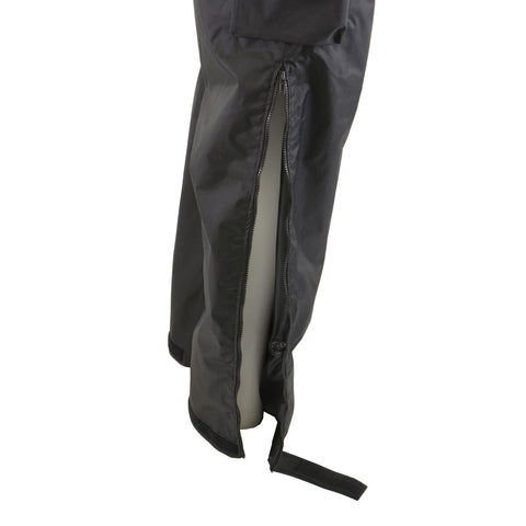 Milwaukee Leather MPM5715SET Men's Black 'Heated' Textile Water Resistant Over Pants (Battery Pack Included) - Milwaukee Leather Mens Heated Over Pants