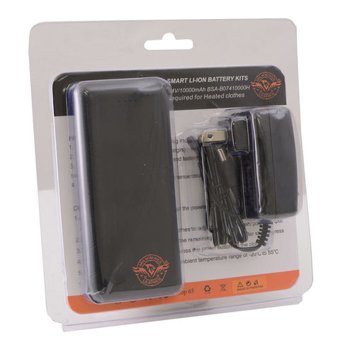 Milwaukee Leather MPM5715SET Men's Black 'Heated' Textile Water Resistant Over Pants (Battery Pack Included) - Milwaukee Leather Mens Heated Over Pants