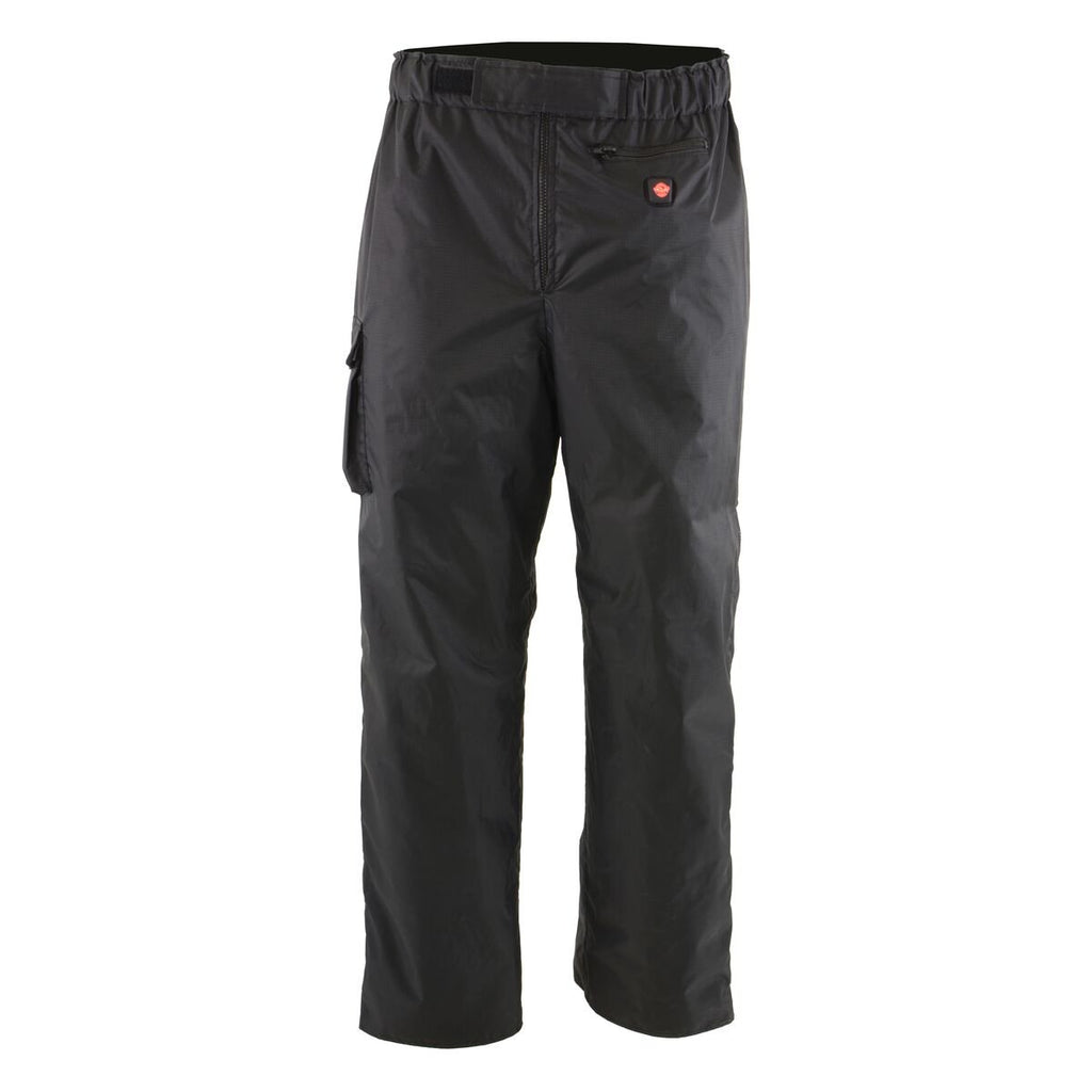 Milwaukee Leather MPM5715SET Men's Black 'Heated' Textile Water Resistant Over Pants (Battery Pack Included) - Milwaukee Leather Mens Heated Over Pants