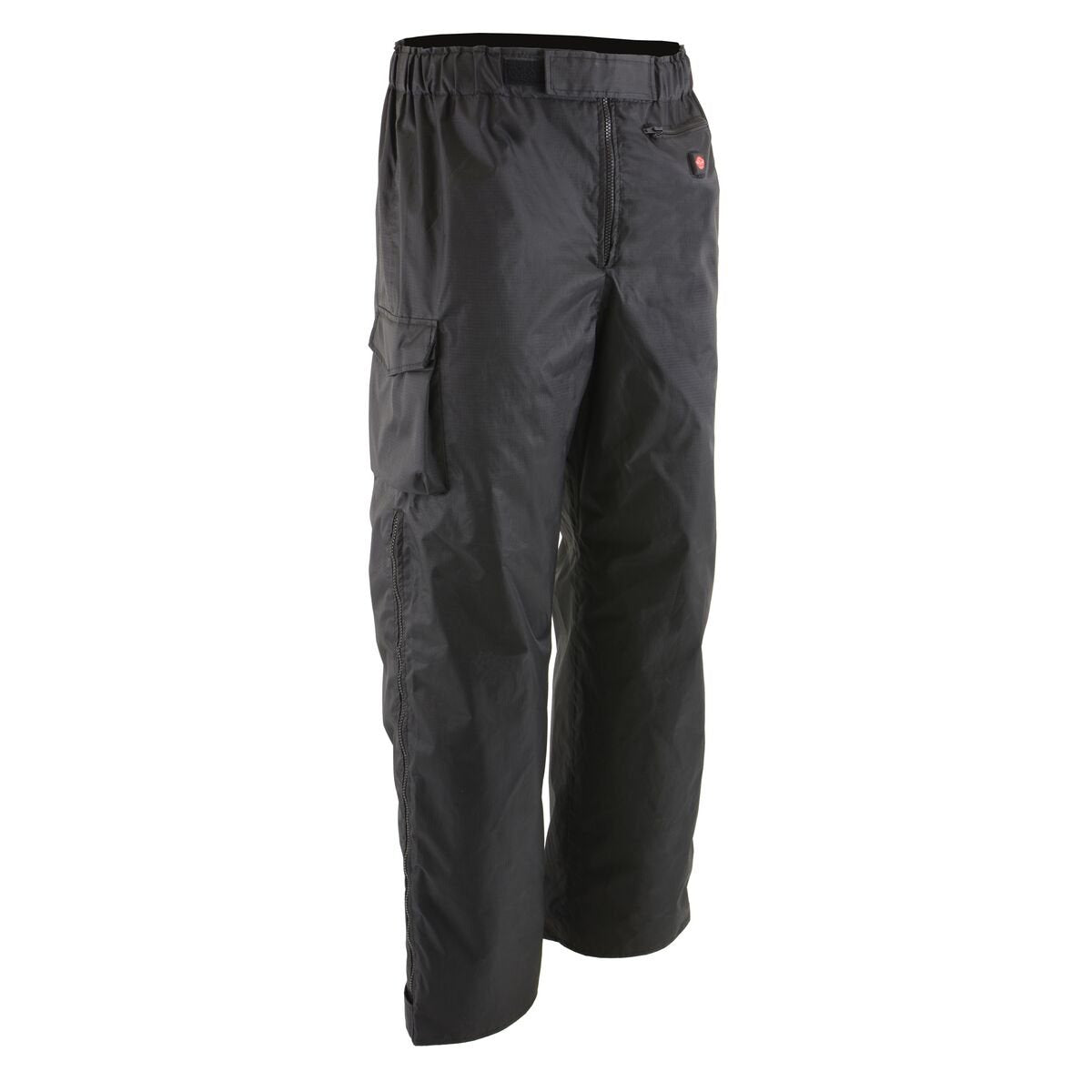 Milwaukee Leather MPM5715SET Men's Black 'Heated' Textile Water Resistant Over Pants (Battery Pack Included) - Milwaukee Leather Mens Heated Over Pants